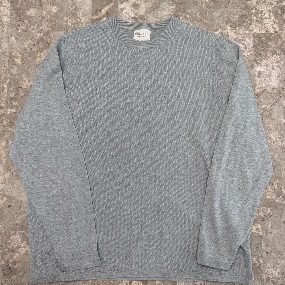 Mens Gray Long-sleeve Shirt